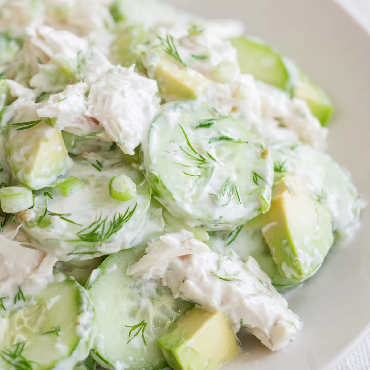 Cucumber Salad With Crab Meat