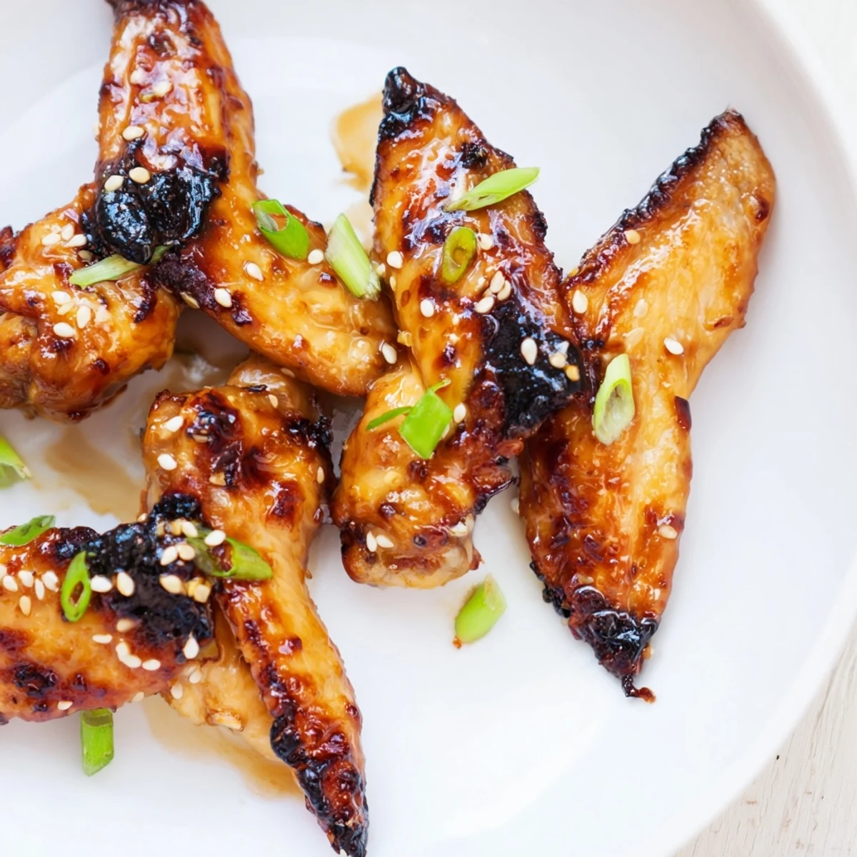 Caramelized miso honey marinated chicken wings served with steamed rice and pickled vegetables