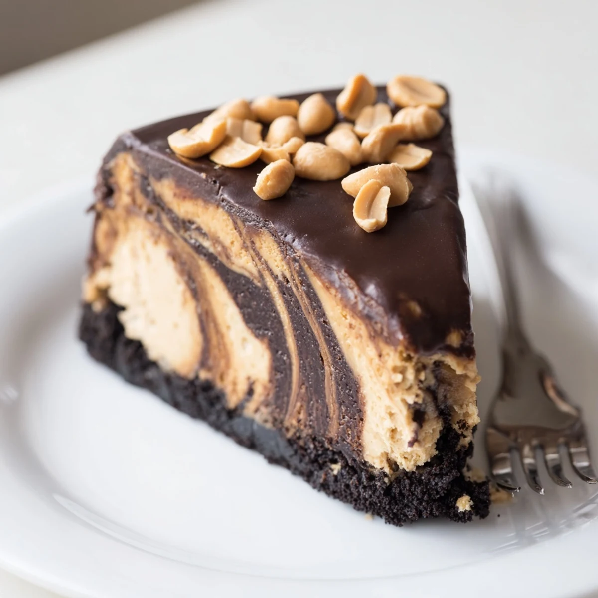 Chocolate Peanut Butter Cheesecake
