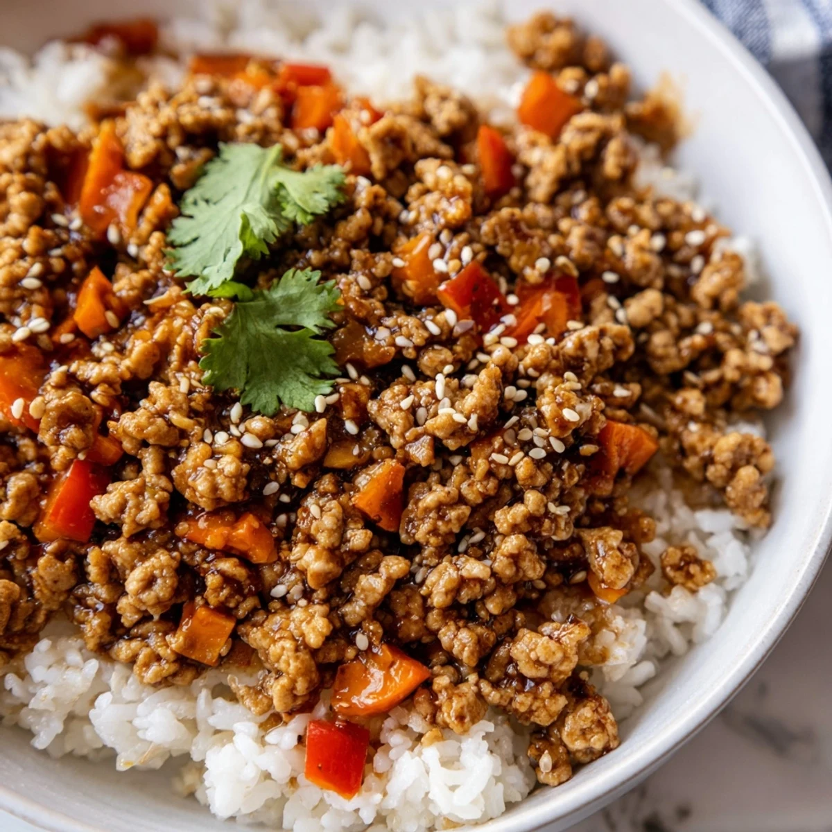 Ground Turkey Rice Bowls