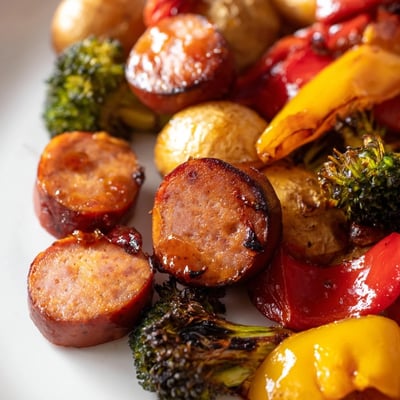 One Pan Honey Garlic Kielbasa