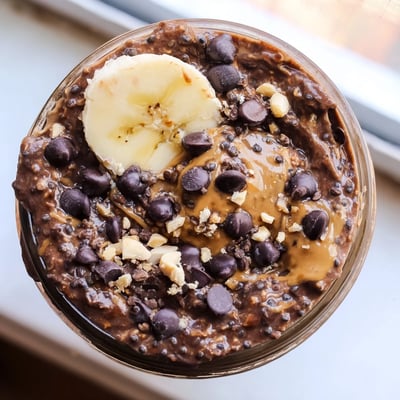 Chocolate Peanut Butter Overnight Oats