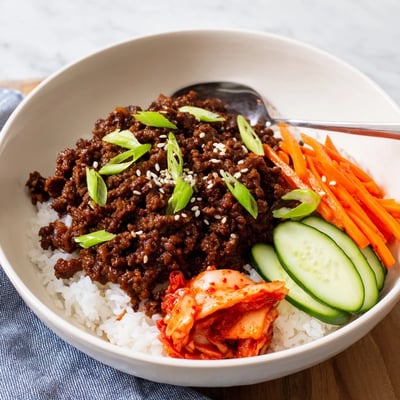 Korean Ground Beef Bowl